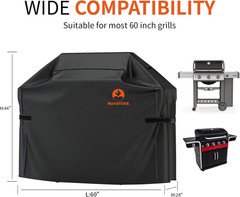 60 Inch Grill Cover for 7130 Weber Genesis II 3 Burner & Genesis 300 Gas Grills