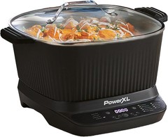 STIRMAX Deluxe 7.5Qt Digital Multi-Cooker w/ Auto Stir Paddle, 9-in-1