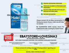 5 X 5ml Japan Santen Hialid 0.1% Sodium Hyaluronate Ophthalmic Solution Eye Drop