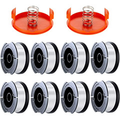 Black & Decker Replacement 10 Piece String Trimmer Spools & Cap AF-100 .065