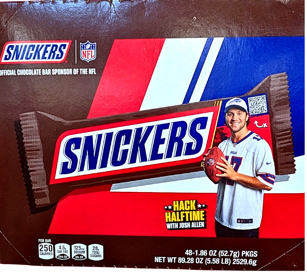 Snickers Milk Chocolate Candy Bars Full Size 48 x 1.86 Oz EXP 06/2026