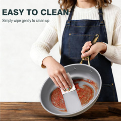 Ceramic Non-Stick Frying Pan Set – 3 Pieces, Oven-Safe & Induction Compatible