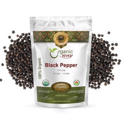 Organic Way Whole Black Pepper – Grinder Refill | Kosher & USDA Certified