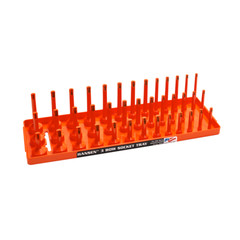 Hansen 3/8″ Socket Tray Organizer Holder Set 3 Row Metric SAE Shallow Deep OR