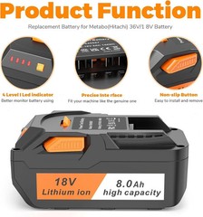 2PACK For Ridgid 18V R840085 8.0Ah Lithium-ion Battery OR Charger 18Volt R840087