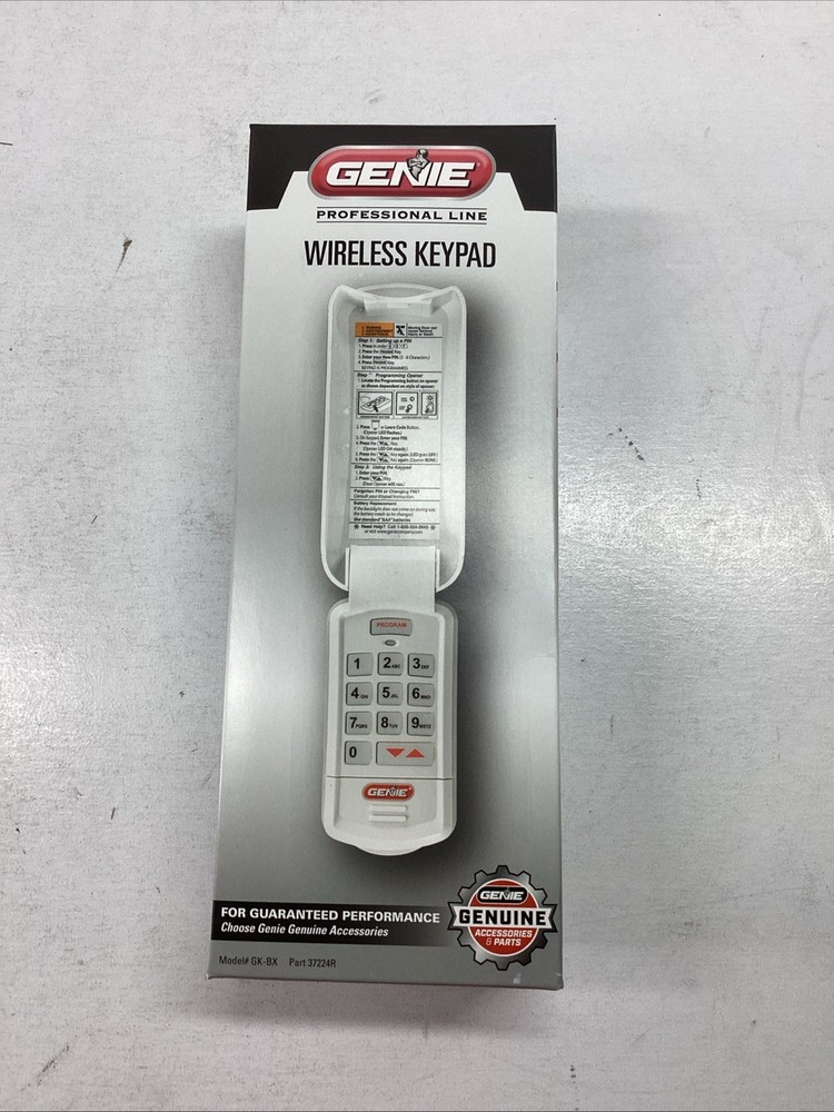 Genie Garage Door Opener Wireless Keyless Keypad 37224R
