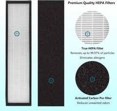 2Pack For Germ Guardian FLT5250PT True HEPA Air Purifier Replacement Filter