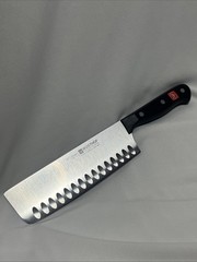 Wüsthof Gourmet 7″ (17cm) Nakiri Knife with a hollow edge model 4195-7