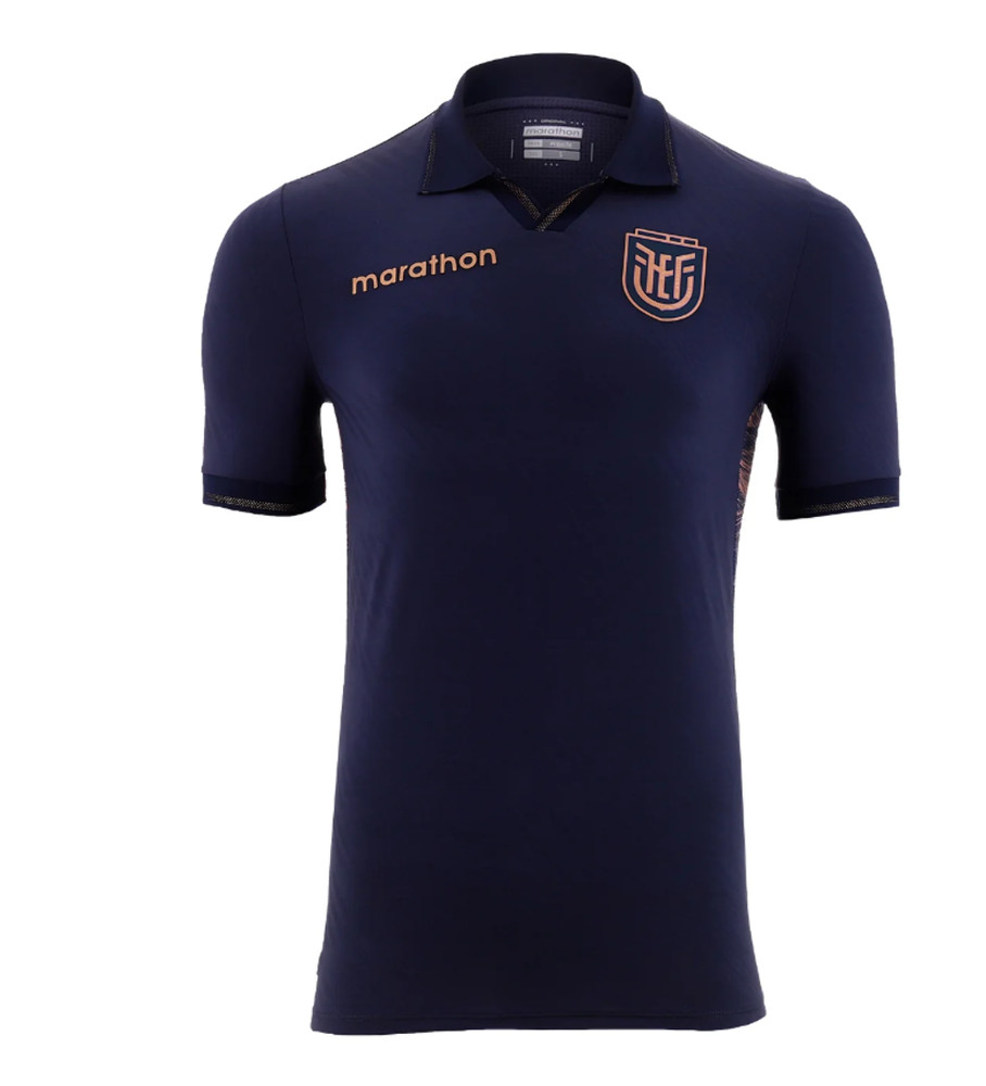 Marathon Ecuador 2026 Authentic Away Jersey – Black/White/Sky Blue