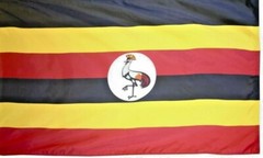 Uganda Flag 3’x5′ by Annin Nylon Nyl – Glo – 100% Made in USA Banner Sleeve