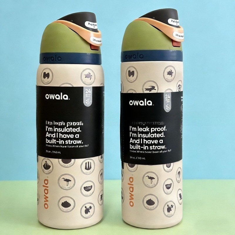 BRAND NEW Owala Freesip Stainless Steel Water Bottle 24/32oz – On the Road Again