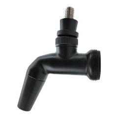 KOMOS® Matte Black Single Draft Tower With NukaTap Faucets w/ Duotight Fittings