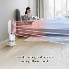 Dyson AM09 Hot+Cool Jet Focus Bladeless Heater Fan Thermostat Remote Control