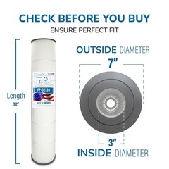 Pool Filter Replaces Pentair CCP520, R173578, 178585, PCC130, FP-32130, 4Pack