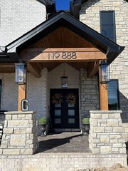 8 inch Modern House Address Numbers Letters, color choices