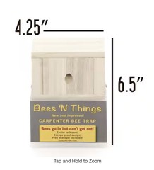 New Bees ‘N Things Outdoor Carpenter Bee Traps – Lot of 2