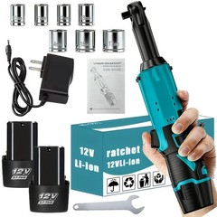 Cordless electric ratchet wrench set, brushless electric ratchet wrench, 12V