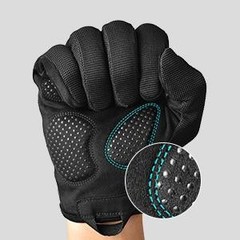 Full-Finr Workout Gloves for Men, Padded Gym Gloves with