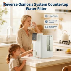 Countertop Reverse Osmosis Water Filter 5-Stage RO System w/ Pitcher TDS Display