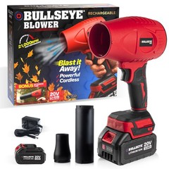 Bullseye 20V Cordless Leaf Blower Rechargeable Air Blaster Dust Tool w/ Charger