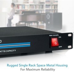Pyle Pro Sound 19in Rack Mount 1800W Power Conditioner 110V AC 8 Outlets PCO800