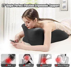 Sweet Spot Couple Pillow Couple Pillow Hip Pad Wedge Memory Foam 27°Angle Black