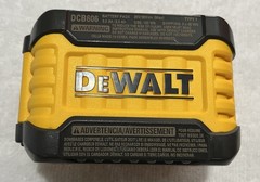 2 New Dewalt DCB606 Flexvolt 20V / 60V Max 6.0Ah Lithium Ion Batteries DCB606-2