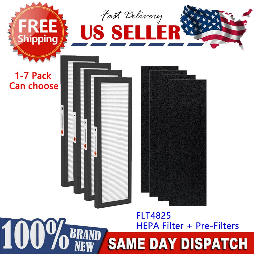 Filter for GermGuardian FLT4825 True HEPA Air Purifier Replacement Filter Size B