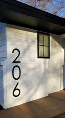 16 inch Modern House Address Numbers Letters, color choices