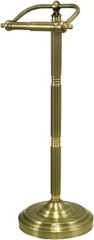 Kingston Brass CC2103 Georgian Pedestal Paper Holder, Antique Brass 21-1/2″