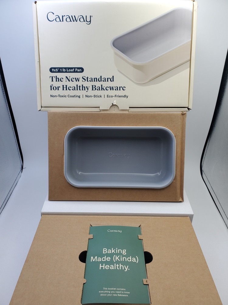 Caraway Non-Stick Ceramic 1 lb Loaf Pan Naturally Slick Ceramic Coating