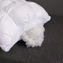 Pack of 2 Bed Pillows Quilted HOTEL QUALITY Down Alternative Gusseted Pillow