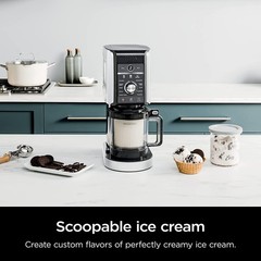 Ninja CREAMi Deluxe 11-in-1 XL Ice Cream Maker w/ Two 24-Oz. Pints – NC501