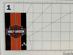 Motorcycle Vinyl Stickers Biker Shield & Bar Logo Hog Harley Chopper Road King