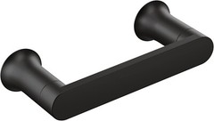 Moen BH3808BL Modern Wall Mount Pivoting Toilet Paper Holder in Matte Black