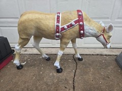 Accents Holiday LED Feeding Reindeer 4.5 Feet **No Adapter Read Description**