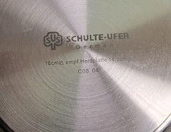 Schulte-Ufer 1.5L Double Boiler Milk Pot Bain Marie Stainless Steel