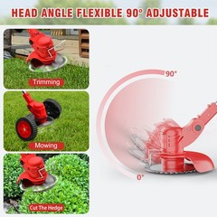 4-Cycle Grass String Trimmer Gasoline-Powered Gas Straight Shaft Weed Eater 31CC