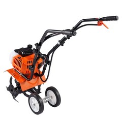 VEVOR Tiller Cultivator Gas Powered 43CC 2-Stroke Garden Cultivator Lawn Garden