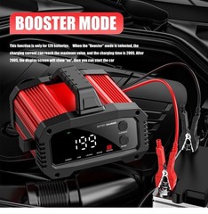 Fully Automatic Battery Charger, 25A 2/8/20/25 Amp 12V/24V LiFePO4 Lead Acid