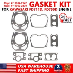 Gasket Kit For Kawasaki FD711D FD750D 745cc 27 HP Engines #11004-2142 11060-2470