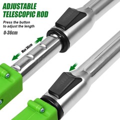 Electric Cordless Grass String Trimmer Lawn Edger Weed Wacker Cutter w/ Battery