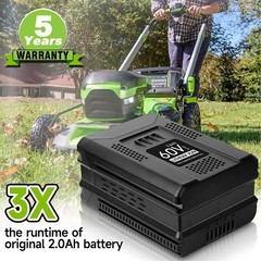 60V 5.0Ah For Greenworks PRO 60V Max Lithium-ion Battery LB60A03 LB60A02 LB604