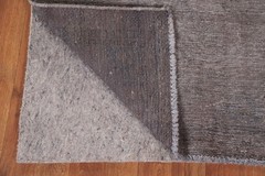 Over-Dyed Traditional Area Rug 4×6 Hand-knotted Wool Vintage Brown for Any Room