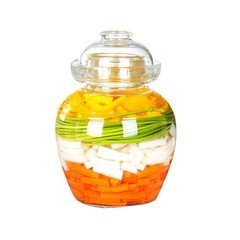 Haeljard 1.5L Glass Jar with Lid Fermentation Jar, Traditional Fermenting Kit…