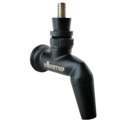 KOMOS® Matte Black Single Draft Tower With NukaTap Faucets w/ Duotight Fittings