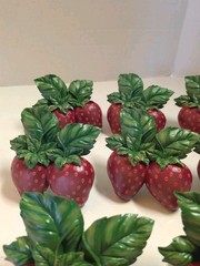 Set Of 8 Strawberry Napkin Rings at Home with Meijer No Box