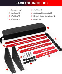 Stair Tread Template Tool, 8″ to 60″ Aluminum Stair Tread Jig for Accurately Mea