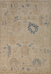 Oushak Turkish Rug 5×7 Vegetable Dye Handmade Wool Oriental Carpet for Any Room