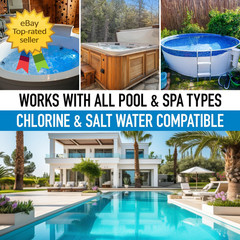 Pool Leak Detection Dye Kit 75+ Tests 2 Stainless Steel Precision Applicators